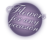 Flowers for any occasion